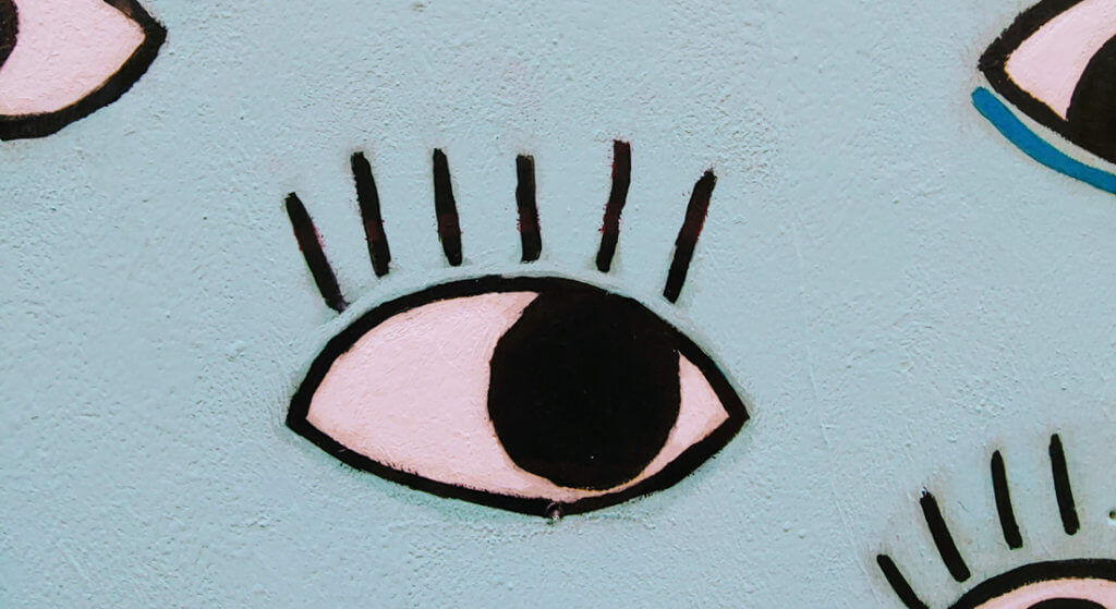 illustration of cartoon eyes